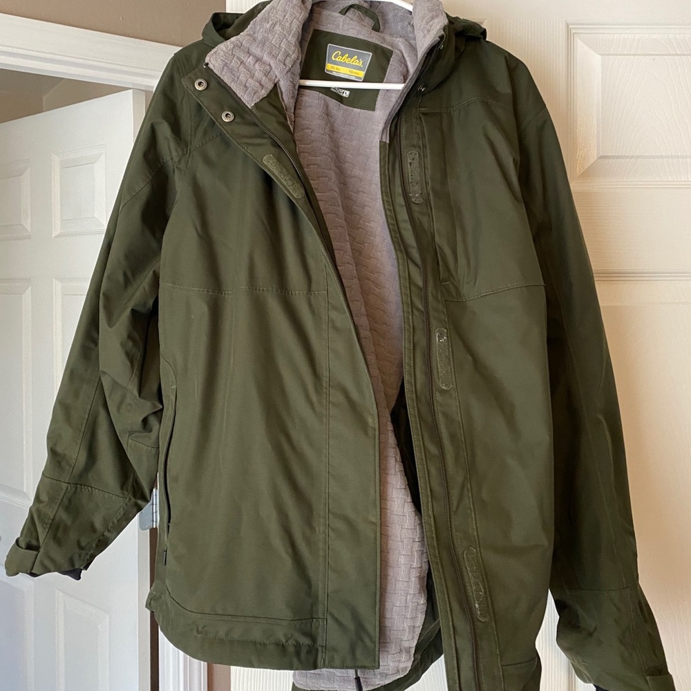 Dark green coat